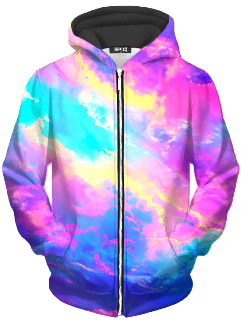 iEDM - Cloudopia Unisex Zip-Up Hoodie