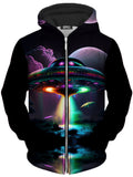 Encounter Unisex Zip-Up Hoodie iEDM Epic Hoodie