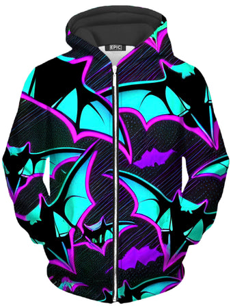 iEDM - From Above Unisex Zip-Up Hoodie