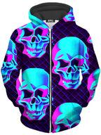 Night Trek Unisex Zip-Up Hoodie iEDM Epic Hoodie
