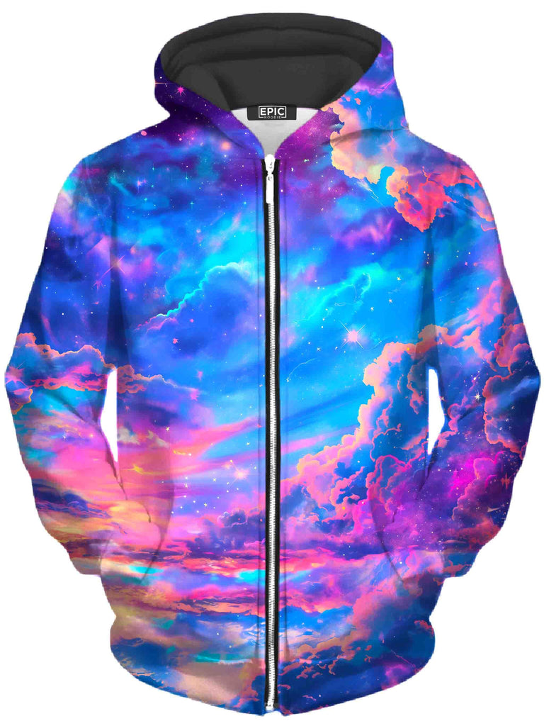 iEDM - Storybook Sky Unisex Zip-Up Hoodie