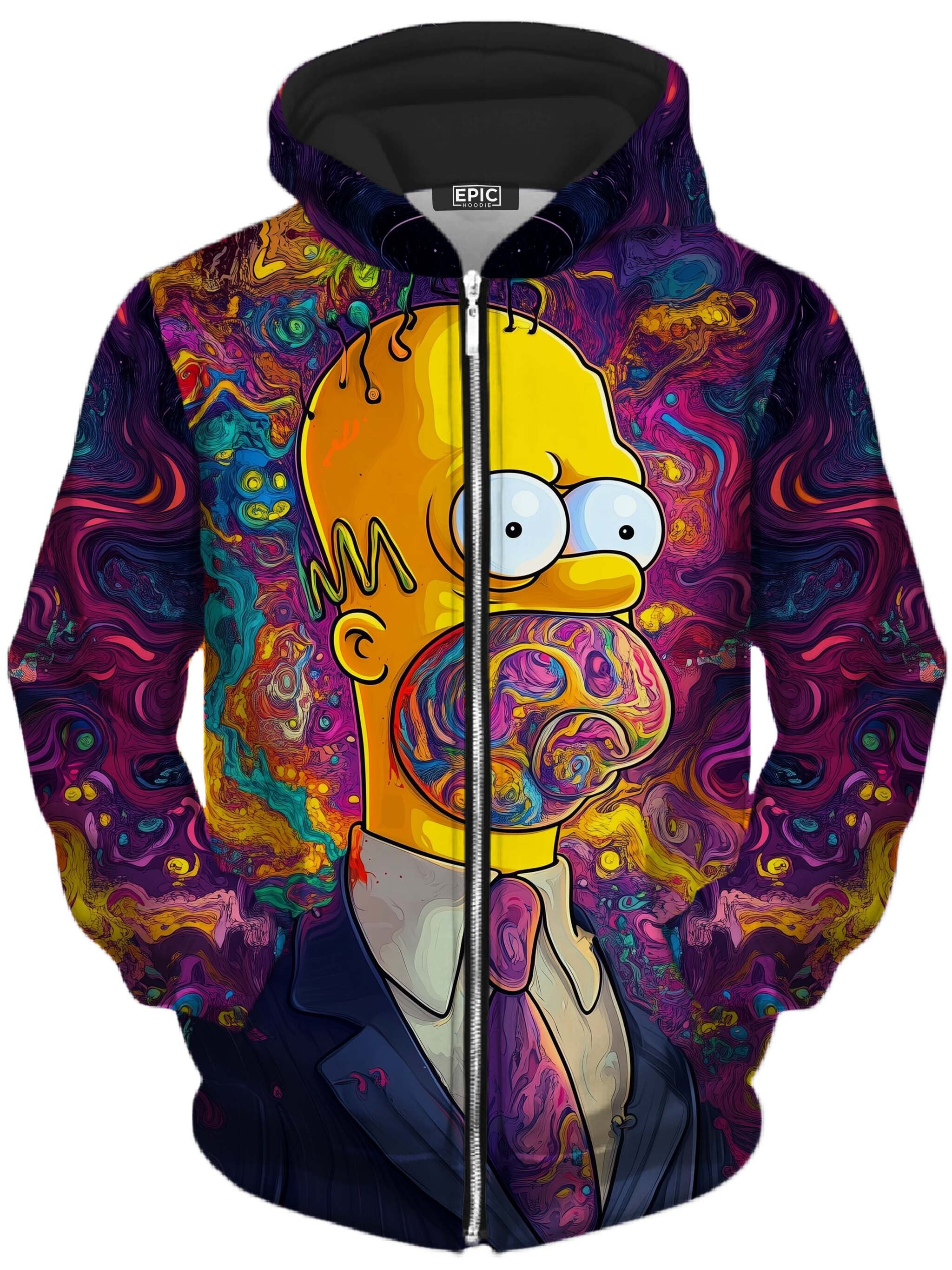 Trippin On The Job Unisex Zip-Up Hoodie
