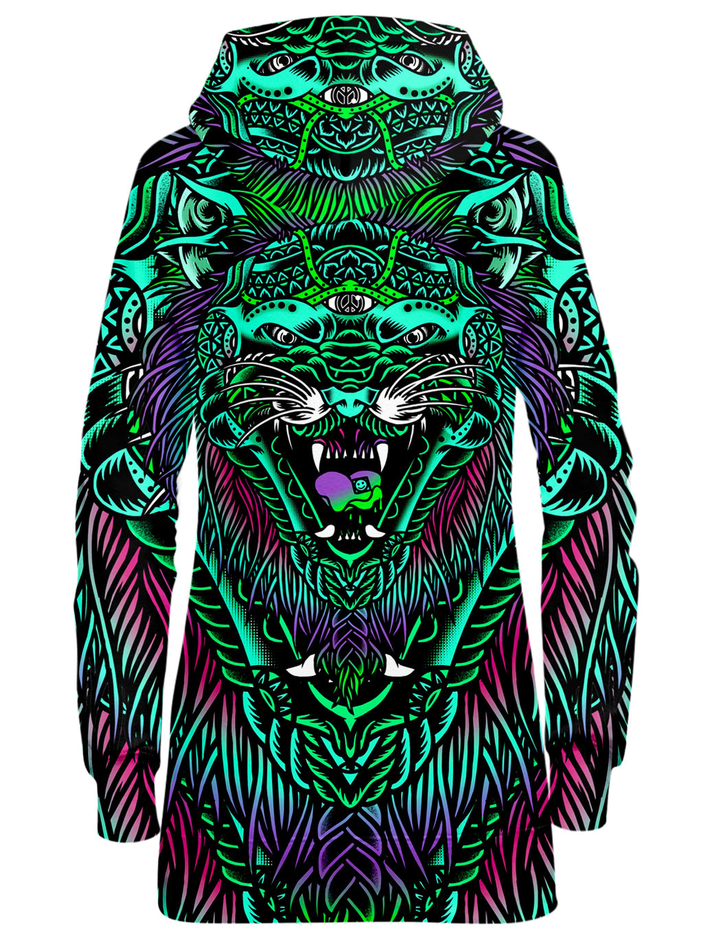 Acid Tiger Hoodie Dress, Set 4 Lyfe, T6 - Epic Hoodie