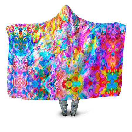 Art Designs Works - Blissful Drip Hooded Blanket
