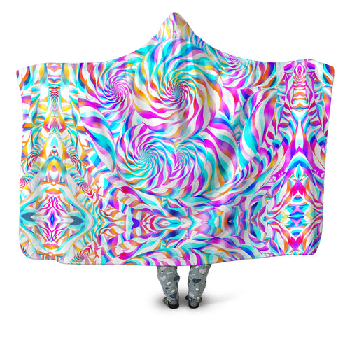 Cloud Surfing Hooded Blanket Art Designs Works Epic Hoodie