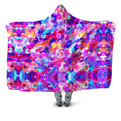 Cubic Drop Hooded Blanket