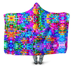 Cubism Hooded Blanket