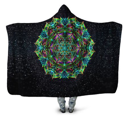 Art Designs Works - Green Warp Hooded Blanket