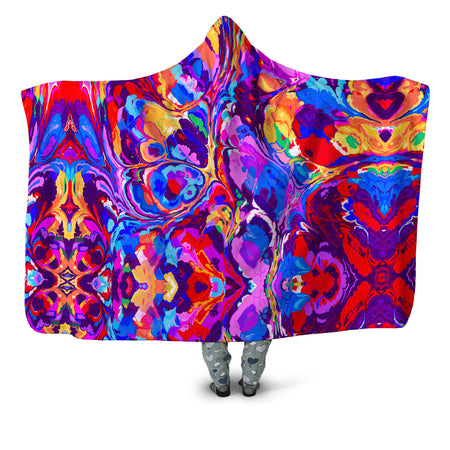Art Designs Works - Overflow Hooded Blanket