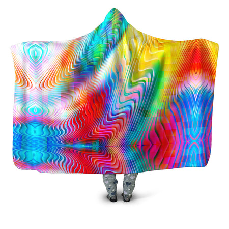 Art Designs Works - Rainbow Prism Hooded Blanket
