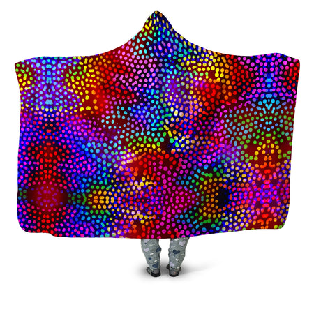 Art Designs Works - Solar Dots Hooded Blanket