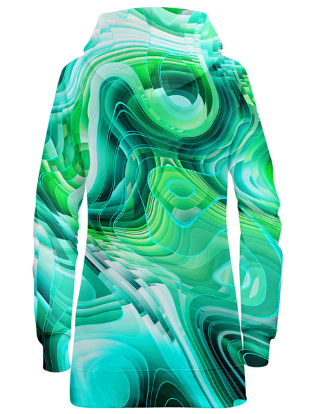 Green Schism Hoodie Dress Green Schism Hoodie Dress