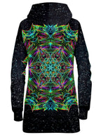 Green Warp Hoodie Dress Art Designs Works Epic Hoodie