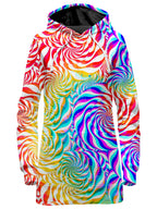 PLUR Rainbow Hoodie Dress Art Designs Works Epic Hoodie