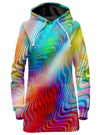Art Designs Works - Rainbow Prism Hoodie Dress