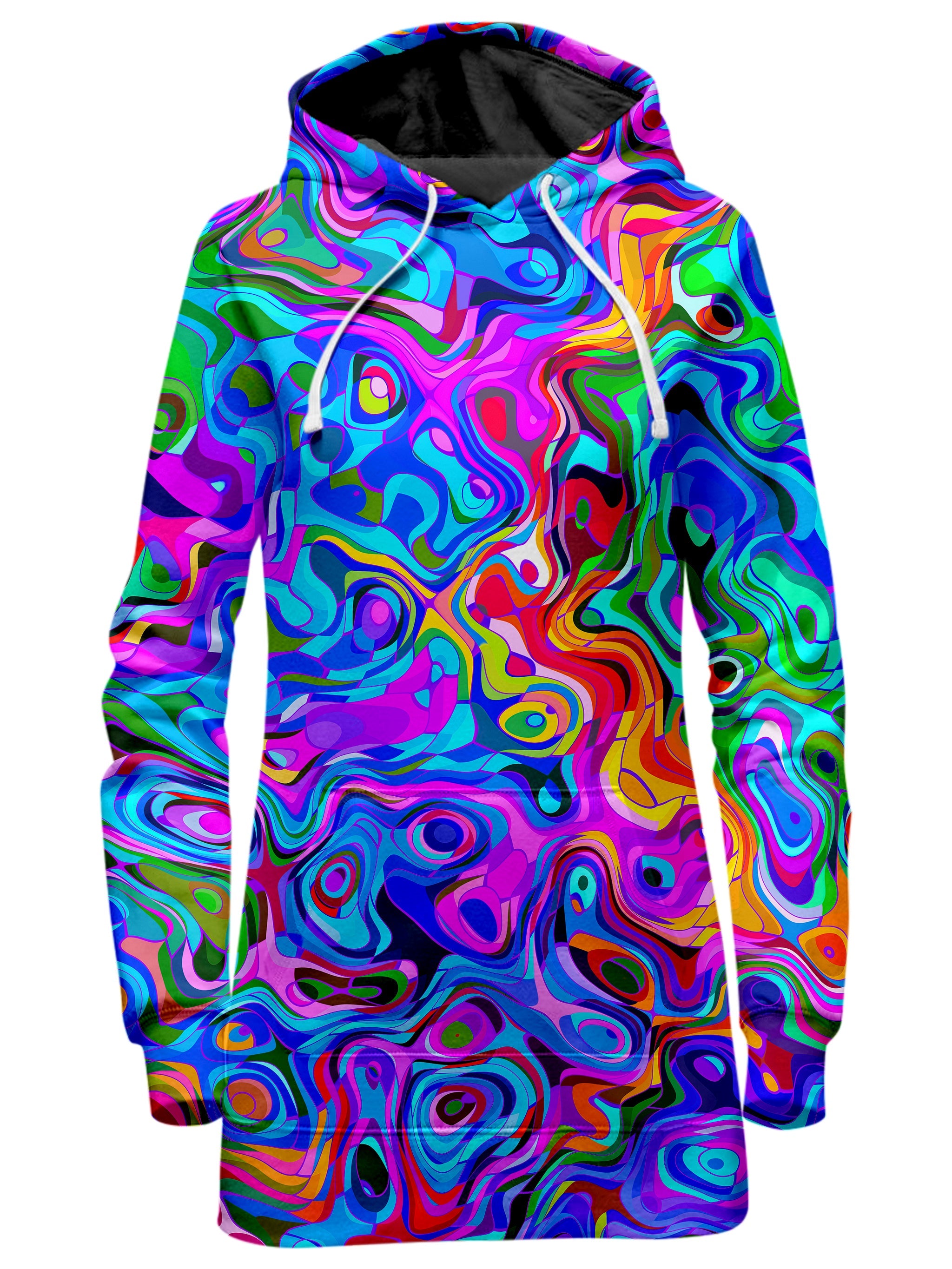 Rainbow Ripples Hoodie Dress Art Designs Works Epic Hoodie