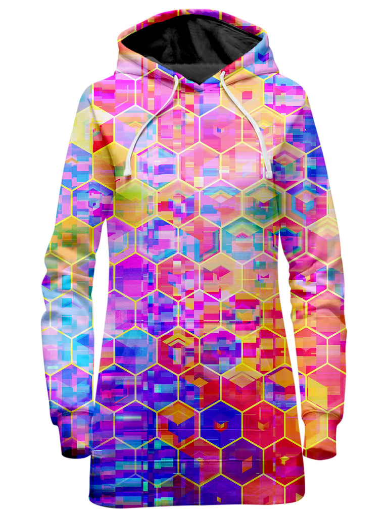 Art Designs Works - Spectral Cubes Hoodie Dress