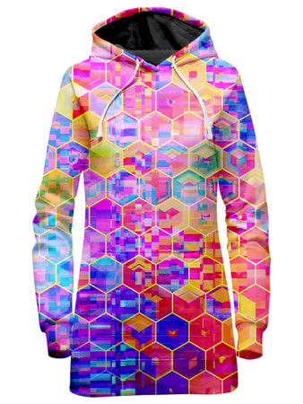 Art Designs Works - Spectral Cubes Hoodie Dress