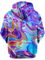 Aqua Realm Unisex Zip-Up Hoodie Art Designs Works Epic Hoodie