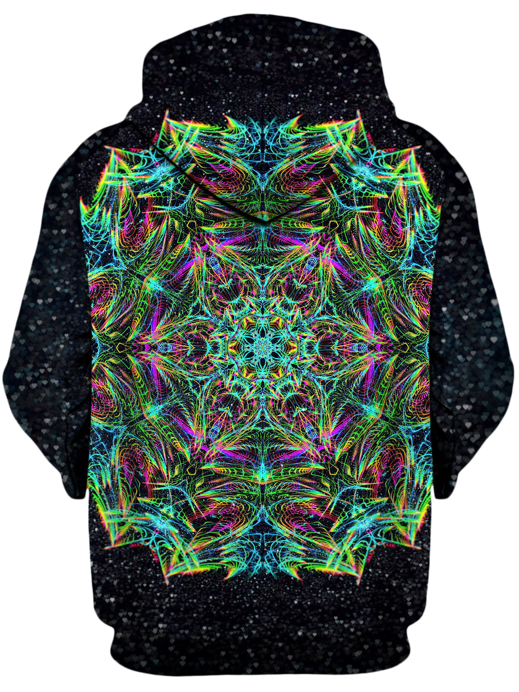 Green Warp Unisex Zip-Up Hoodie Art Designs Works Epic Hoodie