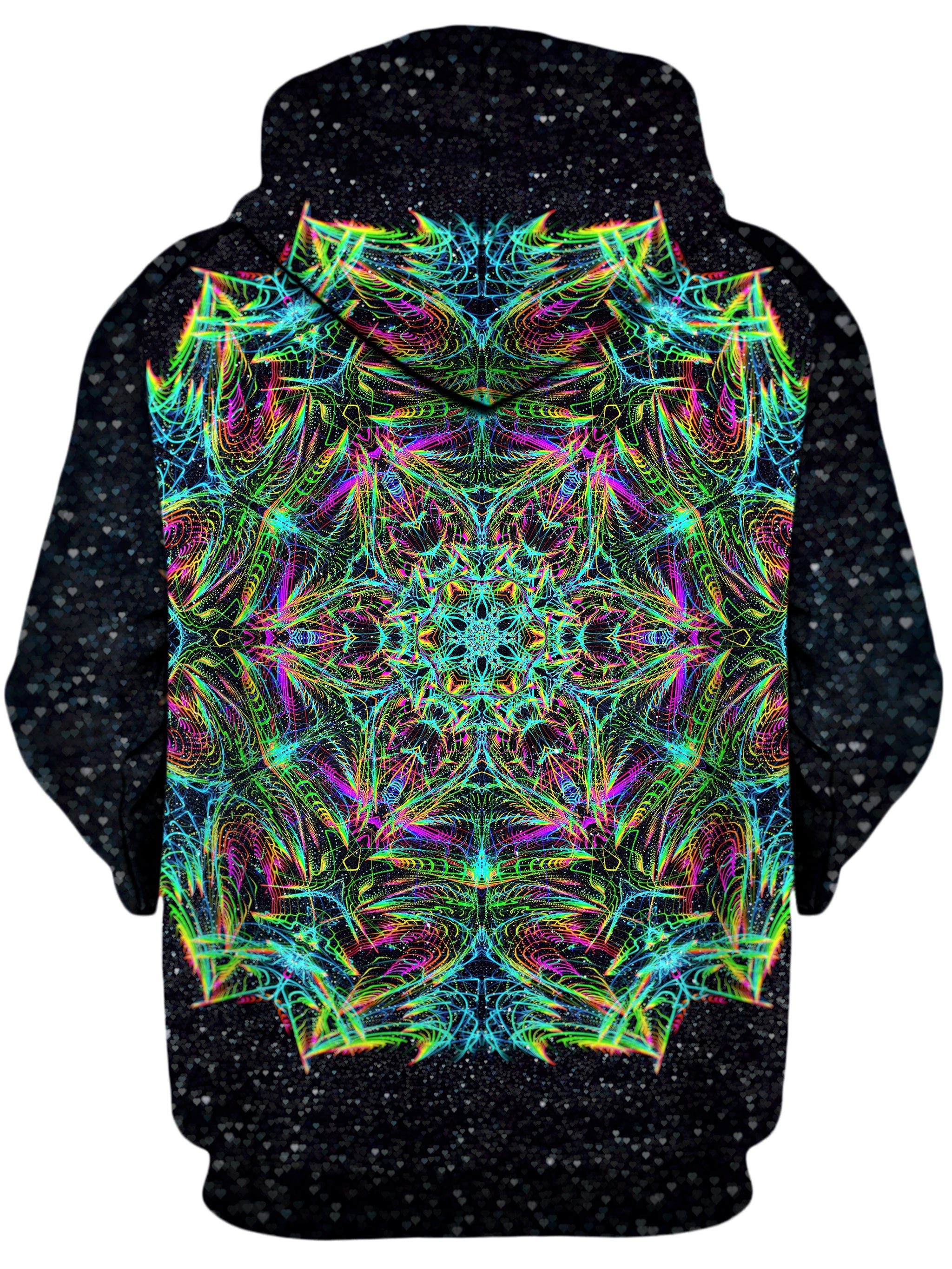 Green Warp Unisex Zip-Up Hoodie Art Designs Works Epic Hoodie