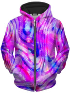 Dilated Unisex Zip-Up Hoodie Art Designs Works Epic Hoodie