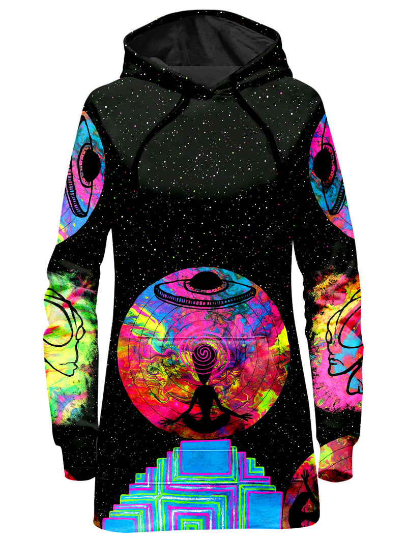 Alien Meditate Hoodie Dress, Set 4 Lyfe, T6 - Epic Hoodie