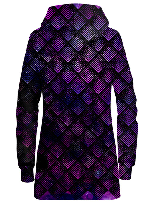 Galactic Dragon Scale Purple Hoodie Dress Noctum X Truth Epic Hoodie