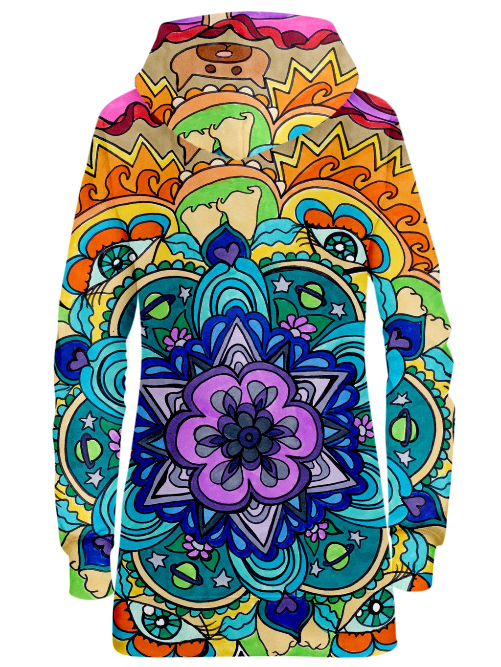 Microcosm Mandala Hoodie Dress, Rachel Rosenkoetter, T6 - Epic Hoodie