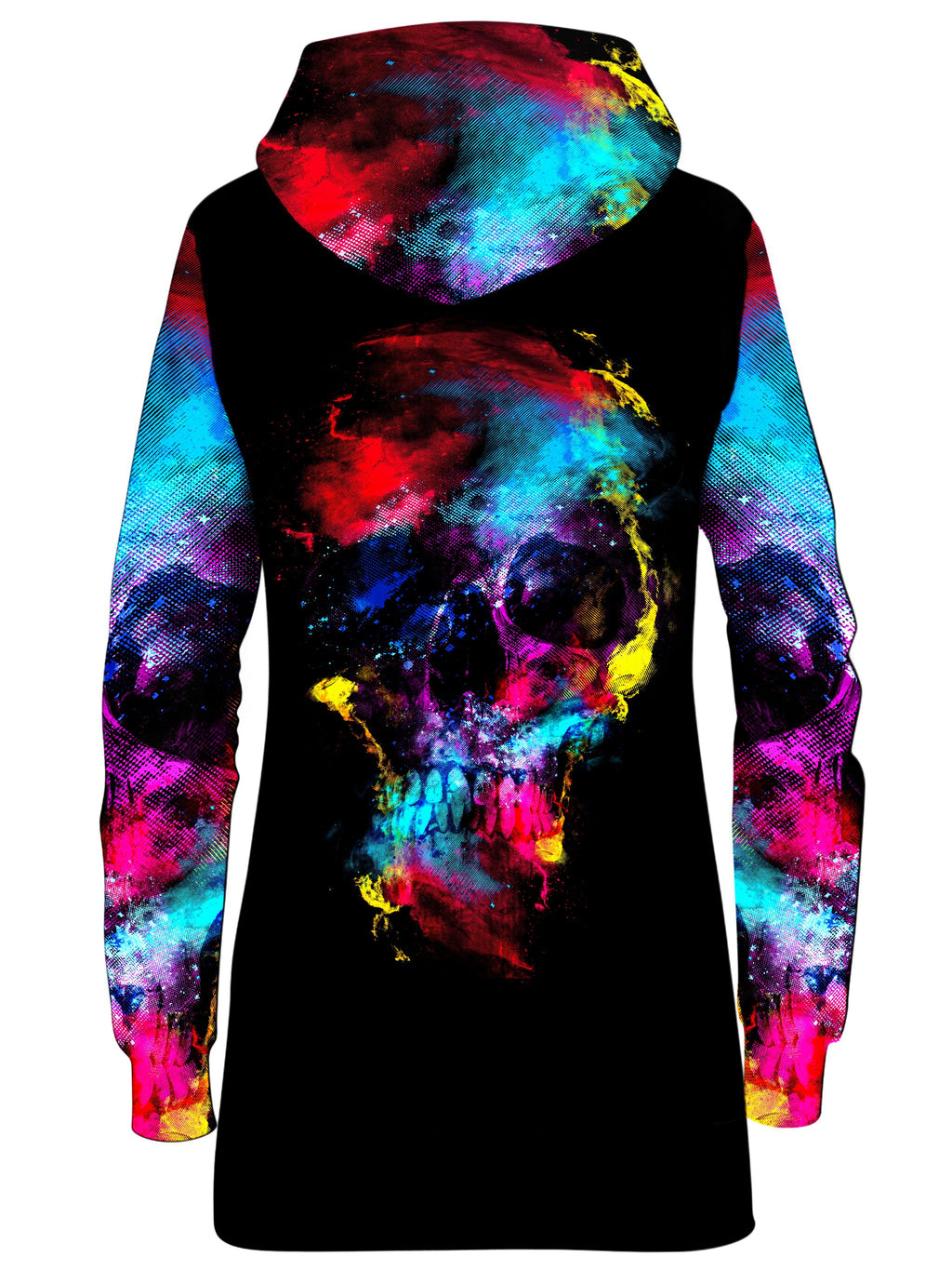 Skull 49 Hoodie Dress, Riza Peker, T6 - Epic Hoodie