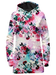 Pink Floral Hoodie Dress, Riza Peker, T6 - Epic Hoodie