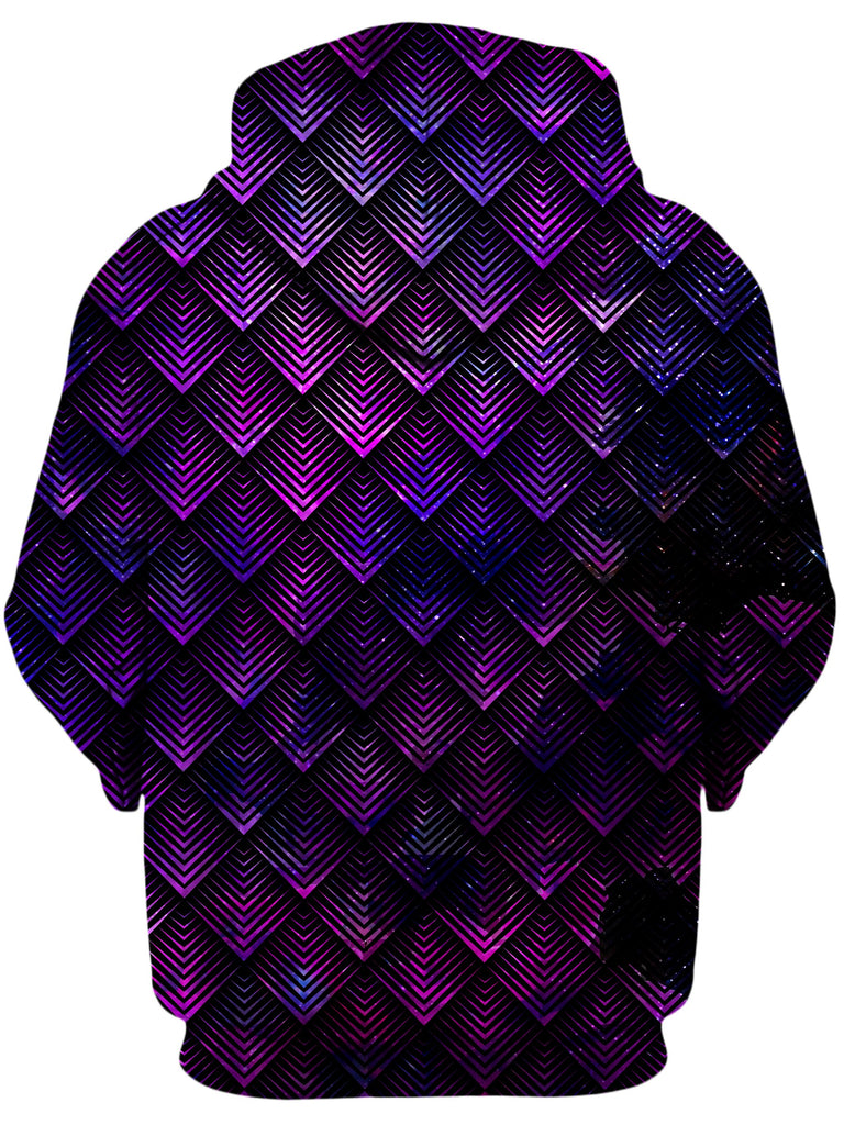 Galactic Dragon Scale Purple Unisex Hoodie, Noctum X Truth, T6 - Epic Hoodie