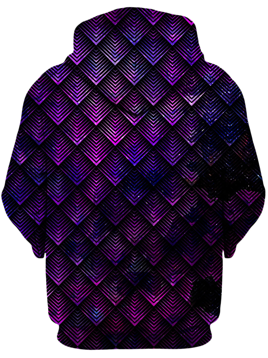 Galactic Dragon Scale Purple Unisex Zip-Up Hoodie, Noctum X Truth, T6 - Epic Hoodie