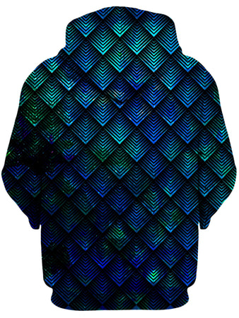 Noctum X Truth - Galactic Dragon Scale Teal Unisex Hoodie