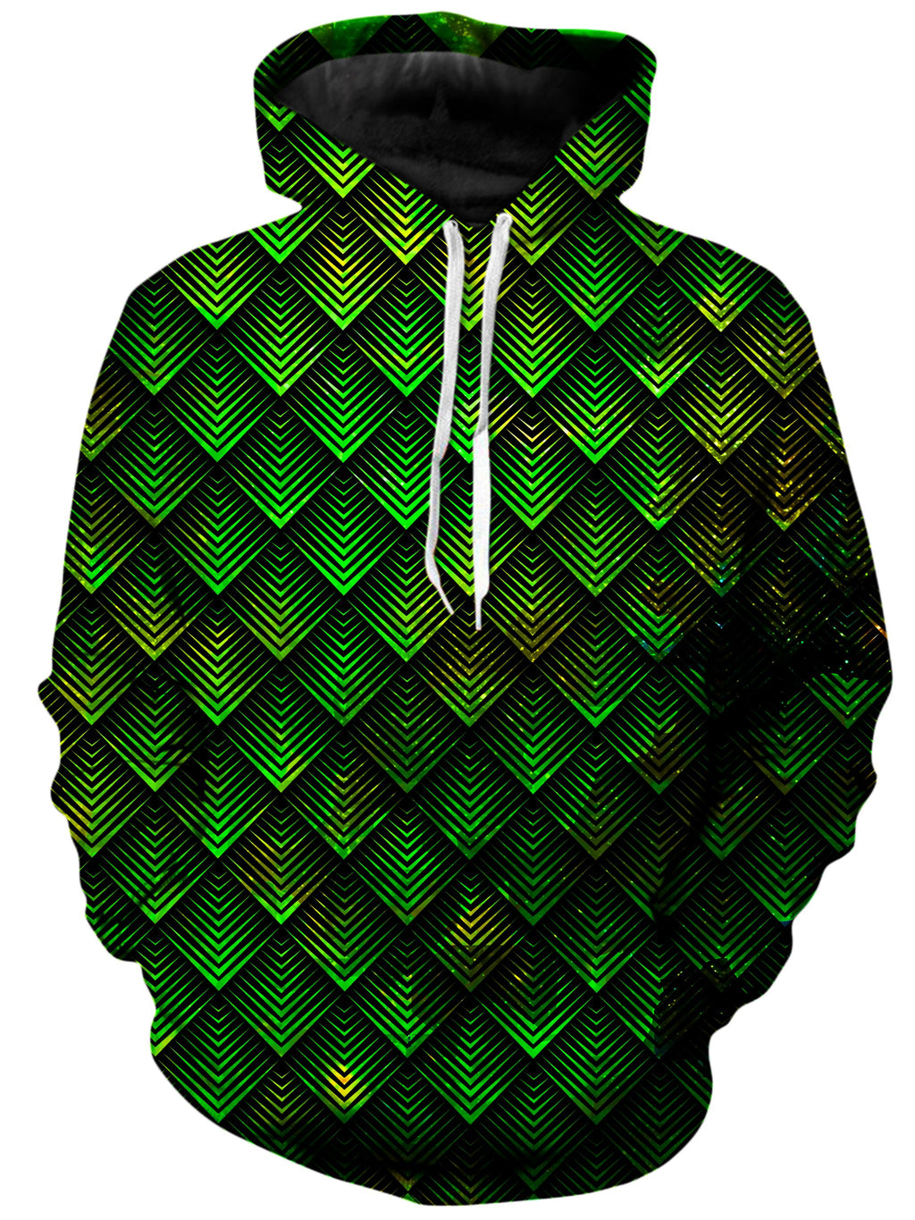 Galactic Dragon Scale Green Unisex Hoodie, Noctum X Truth, T6 - Epic Hoodie