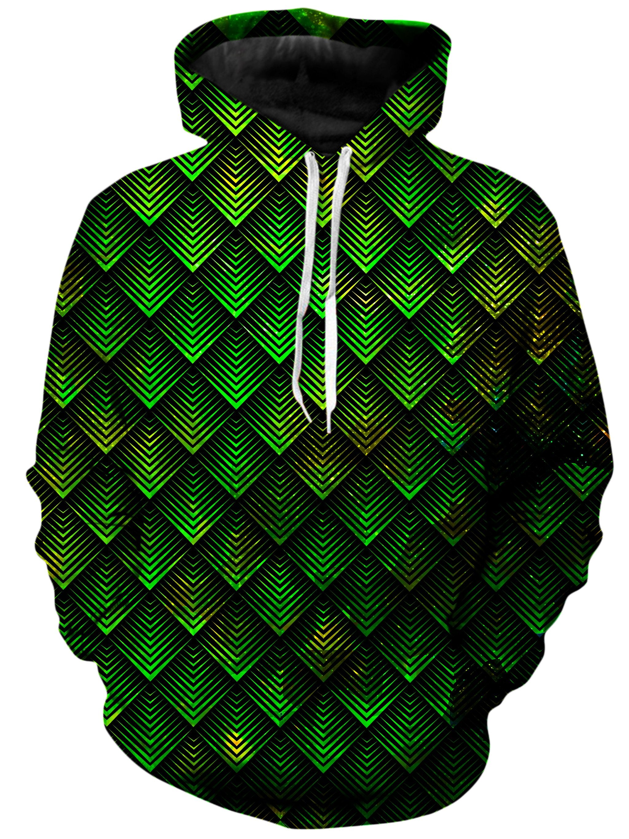 Galactic Dragon Scale Green Unisex Hoodie, Noctum X Truth, T6 - Epic Hoodie