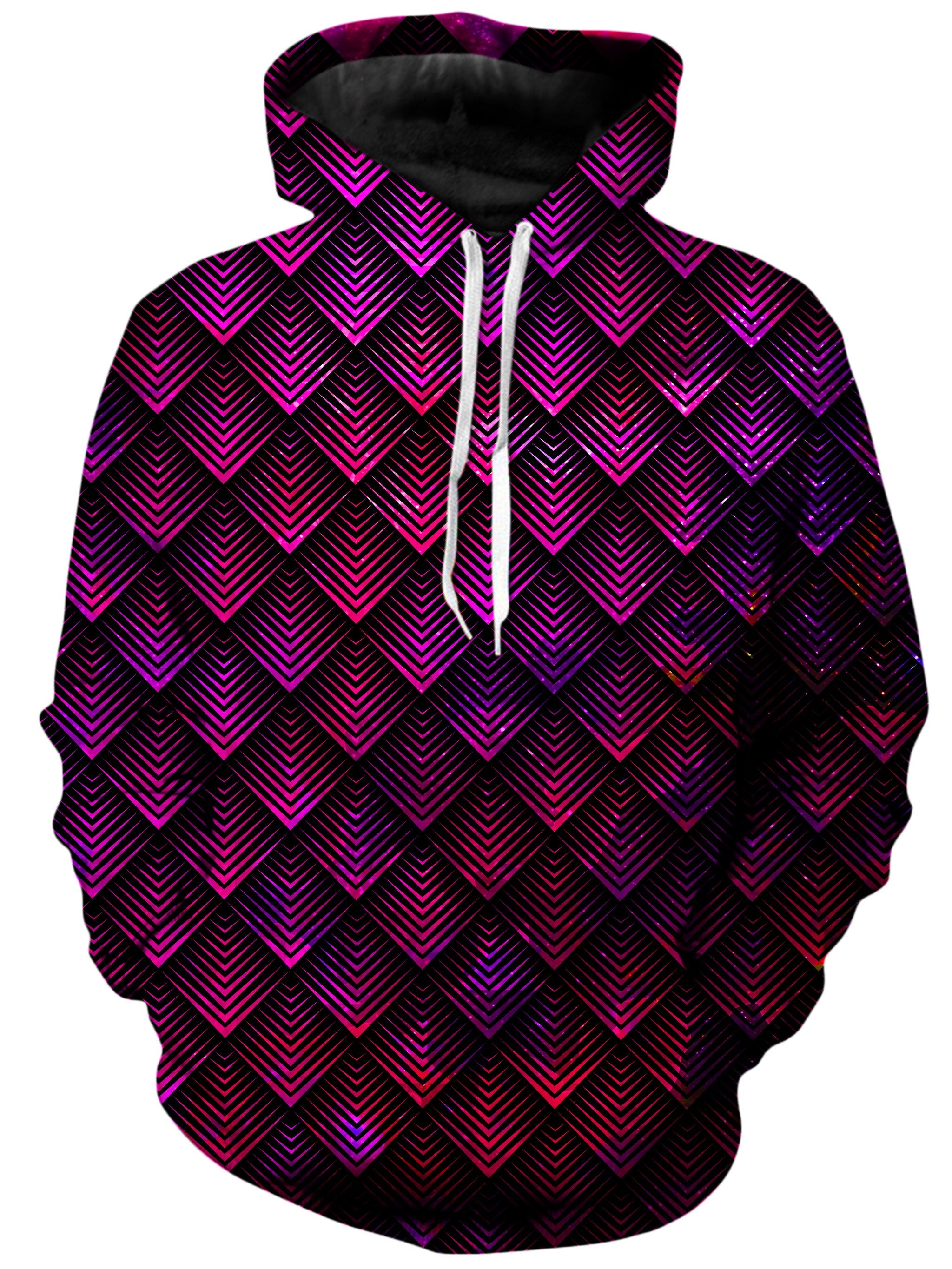 Galactic Dragon Scale Pink Unisex Hoodie, Noctum X Truth, T6 - Epic Hoodie