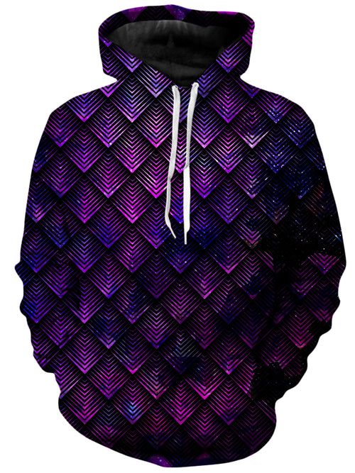 Galactic Dragon Scale Purple Unisex Hoodie Noctum X Truth Epic Hoodie
