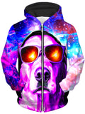 Nebulous K9 Unisex Zip-Up Hoodie, Heather McNeil, T6 - Epic Hoodie