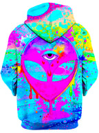 Alien Melt Pink Unisex Hoodie BrizBazaar Epic Hoodie