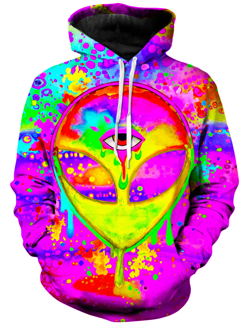 Alien Melt Yellow Unisex Hoodie, BrizBazaar, T6 - Epic Hoodie