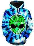 Alien Tie-Dye Unisex Hoodie, Big Tex Funkadelic, T6 - Epic Hoodie