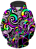 White Doodle Magic V2 Unisex Zip-Up Hoodie, BrizBazaar, T6 - Epic Hoodie