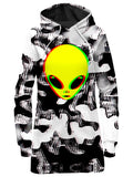 Trippy Alien Hoodie Dress, Big Tex Funkadelic, T6 - Epic Hoodie