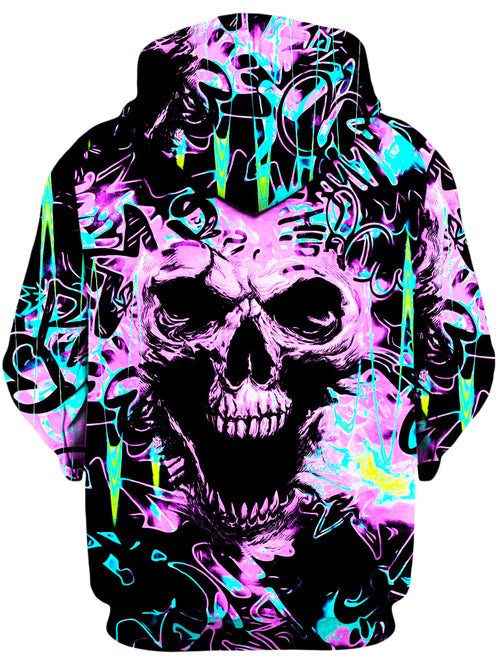 Skull Graffiti Unisex Zip-Up Hoodie Big Tex Funkadelic Epic Hoodie