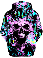 Skull Graffiti Unisex Zip-Up Hoodie, Big Tex Funkadelic, T6 - Epic Hoodie