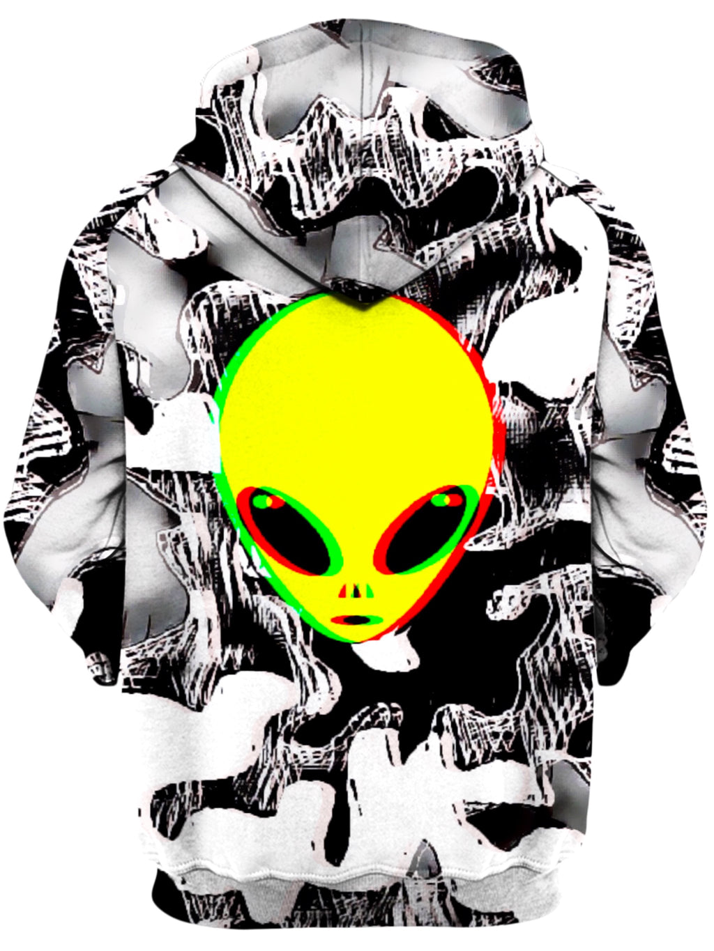 Trippy Alien Unisex Hoodie, Big Tex Funkadelic, T6 - Epic Hoodie