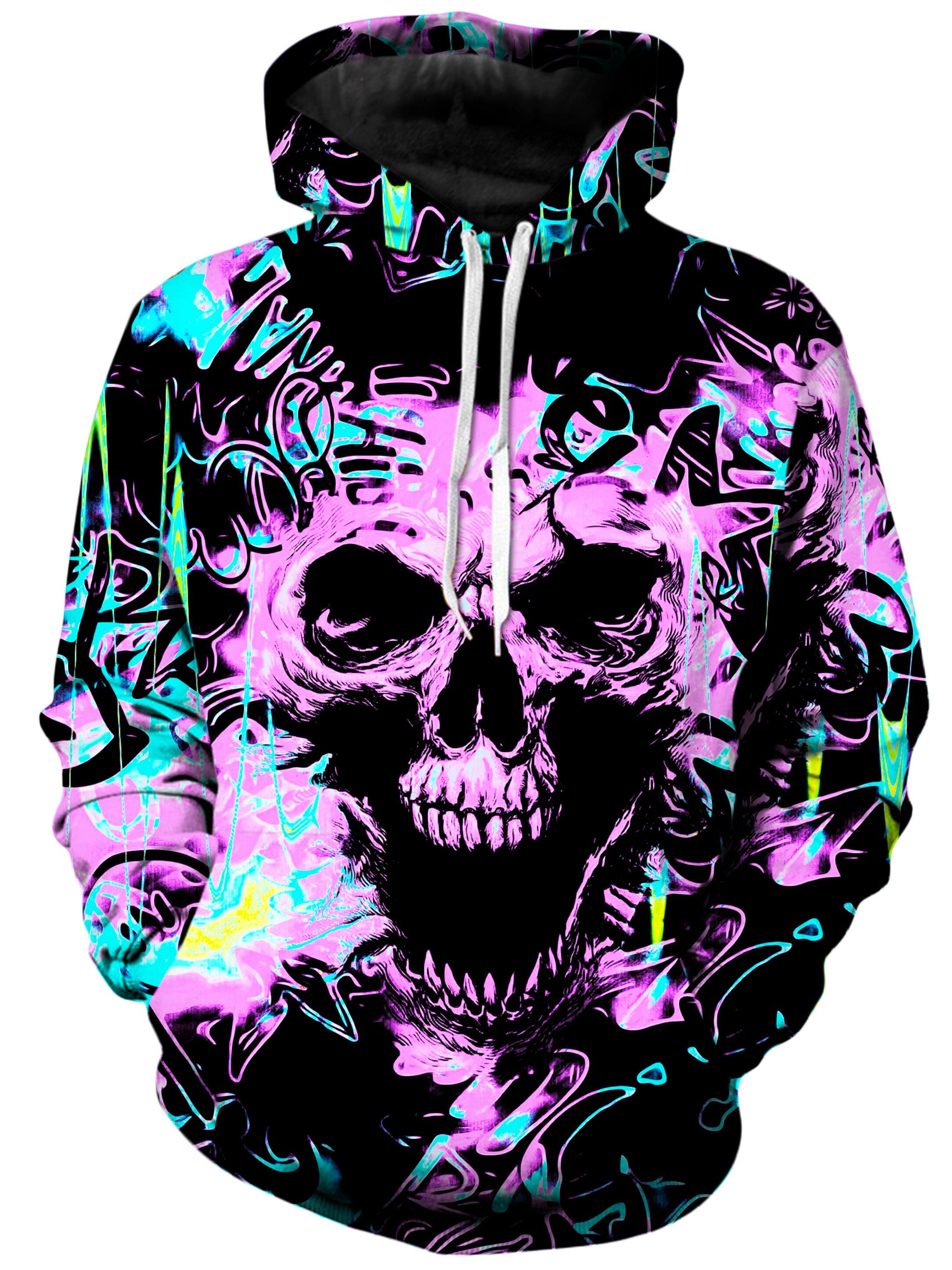 Skull Graffiti Unisex Hoodie, Big Tex Funkadelic, T6 - Epic Hoodie