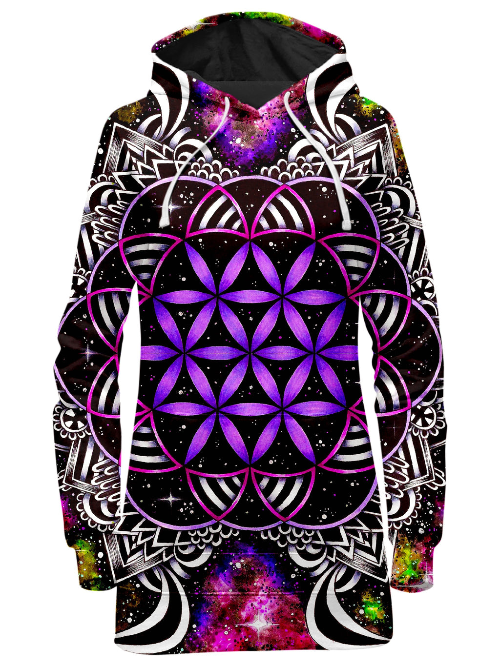 Oracle of Life Hoodie Dress, BrizBazaar, T6 - Epic Hoodie