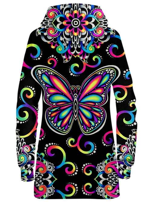 Butterfly Vibez Hoodie Dress BrizBazaar Epic Hoodie